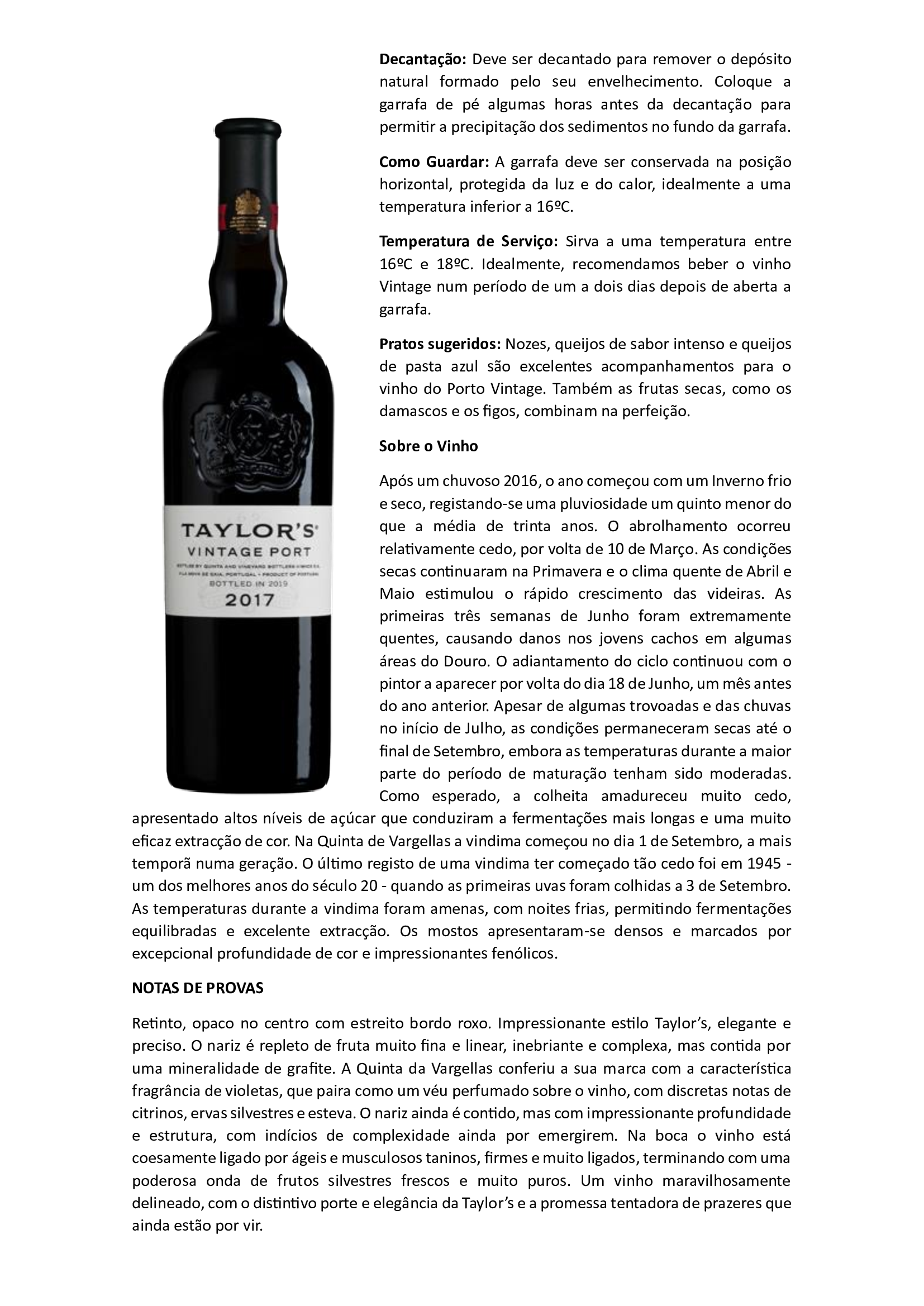 Porto Taylor's Vintage 2017 - Image 2