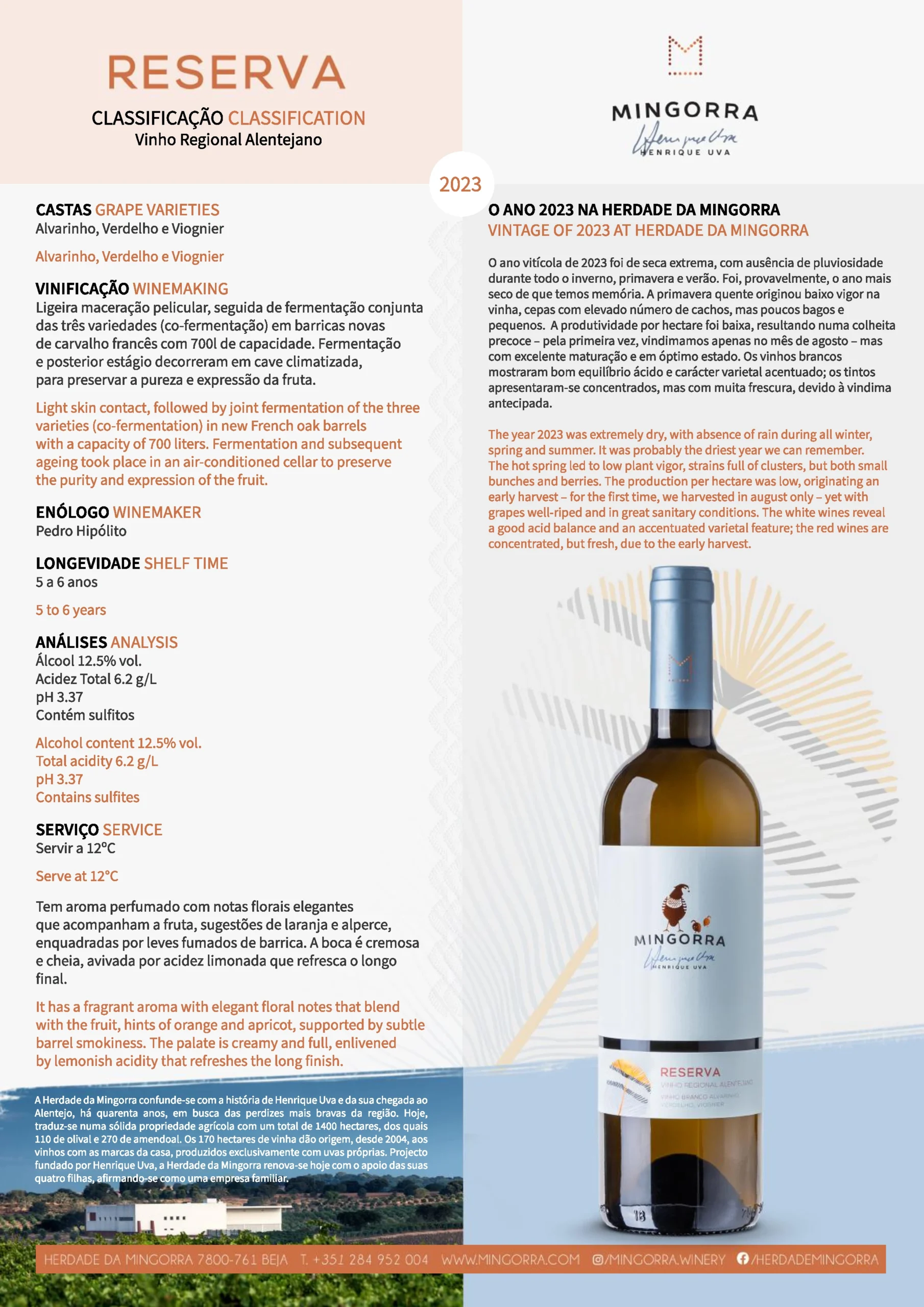 Mingorra Reserva Branco - Image 2
