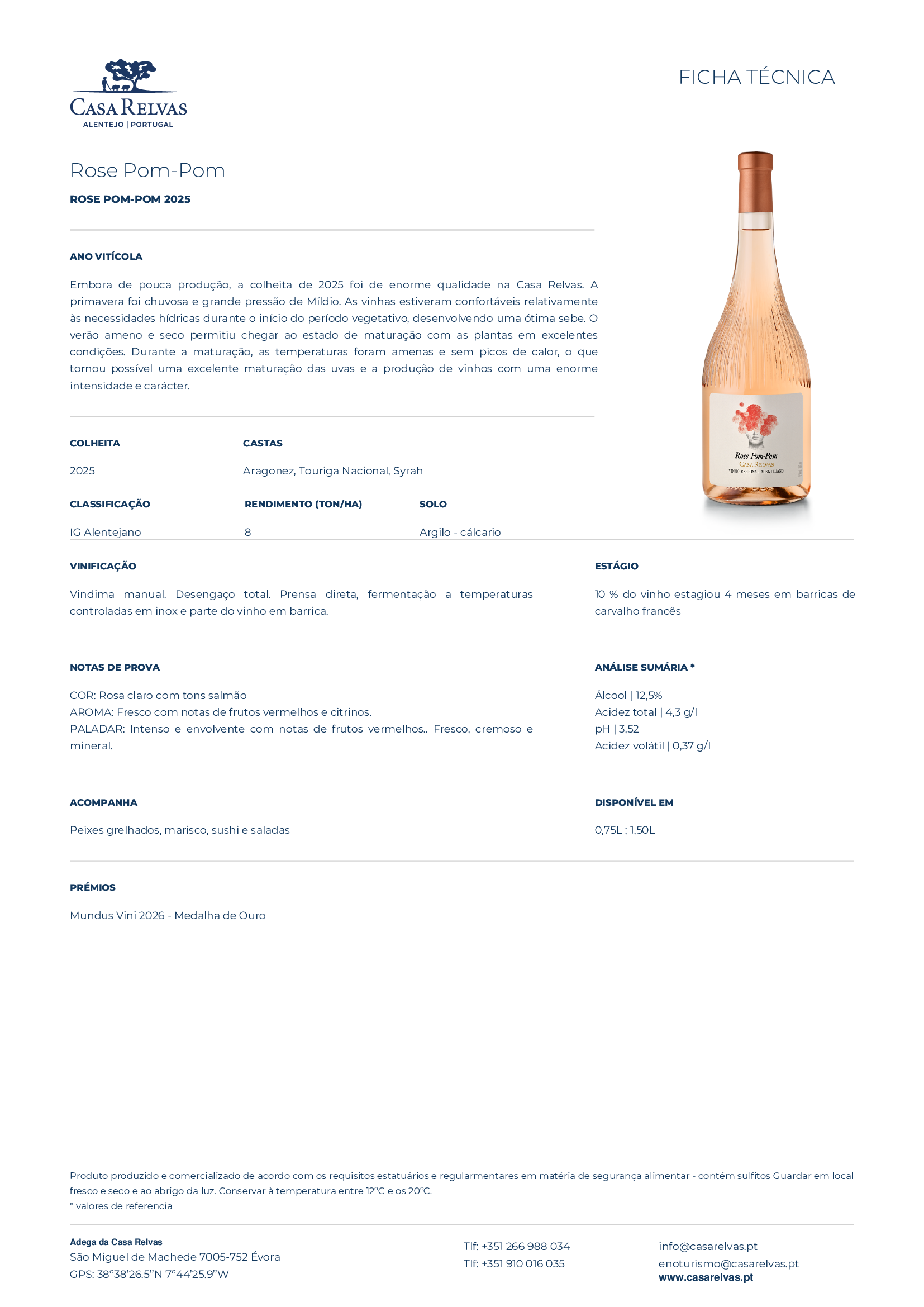 Casa Relvas Pom-Pom Rosé - Image 2