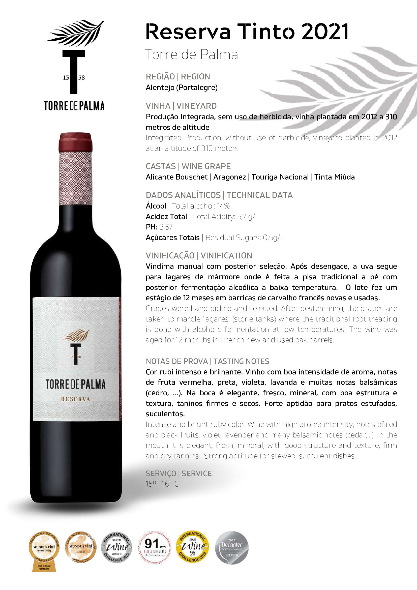 Torre de Palma Reserva Tinto - Image 2