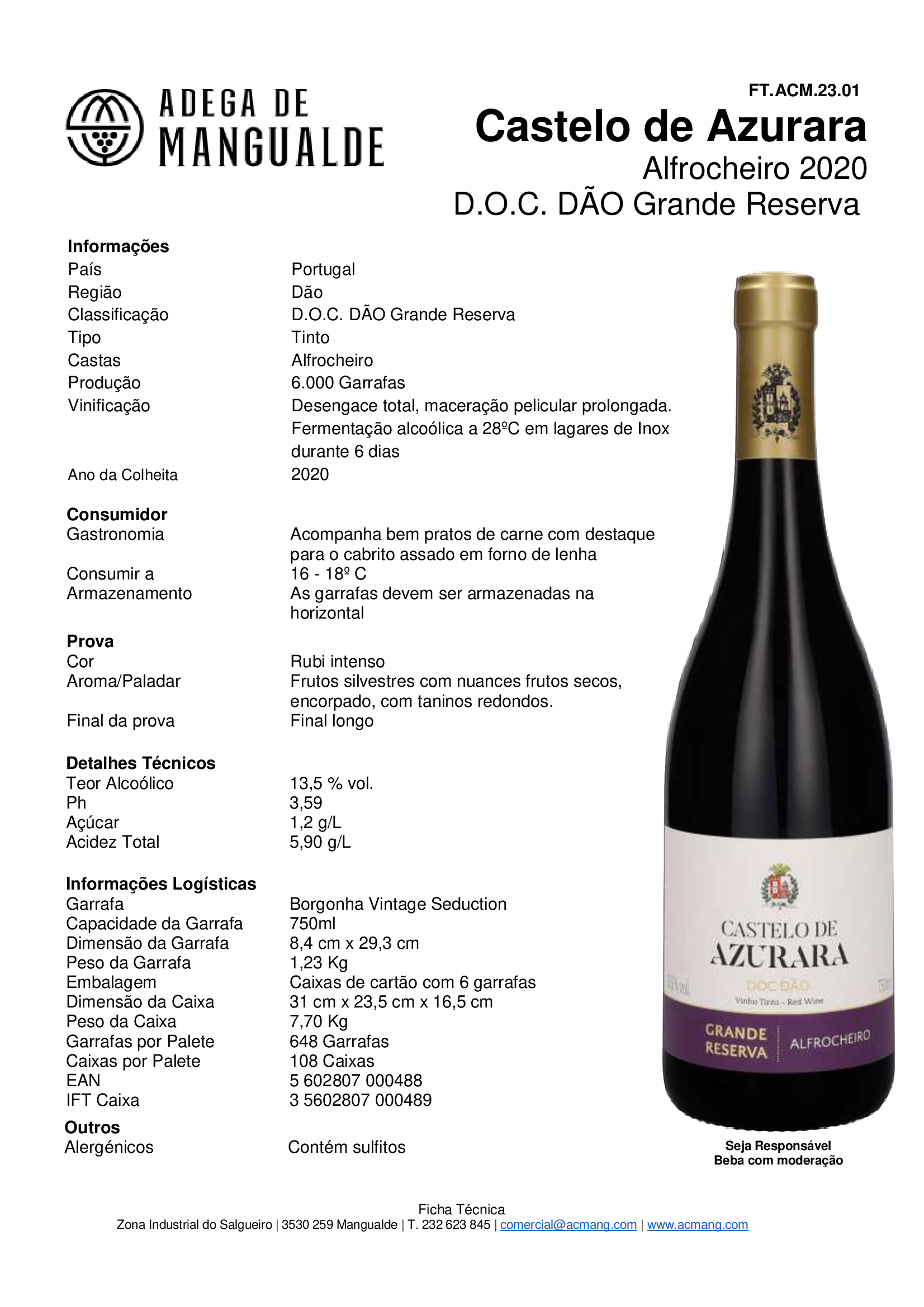 Castelo de Azurara Grande Reserva Alfrocheiro - Image 2